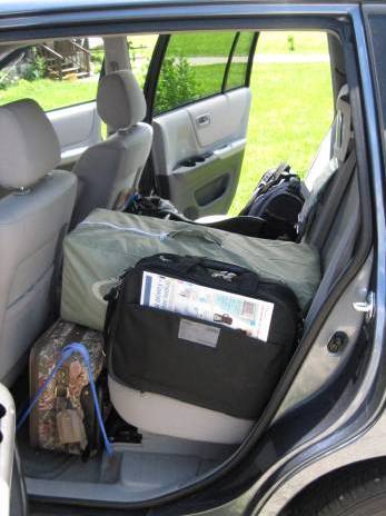 Back seat of the Highlander